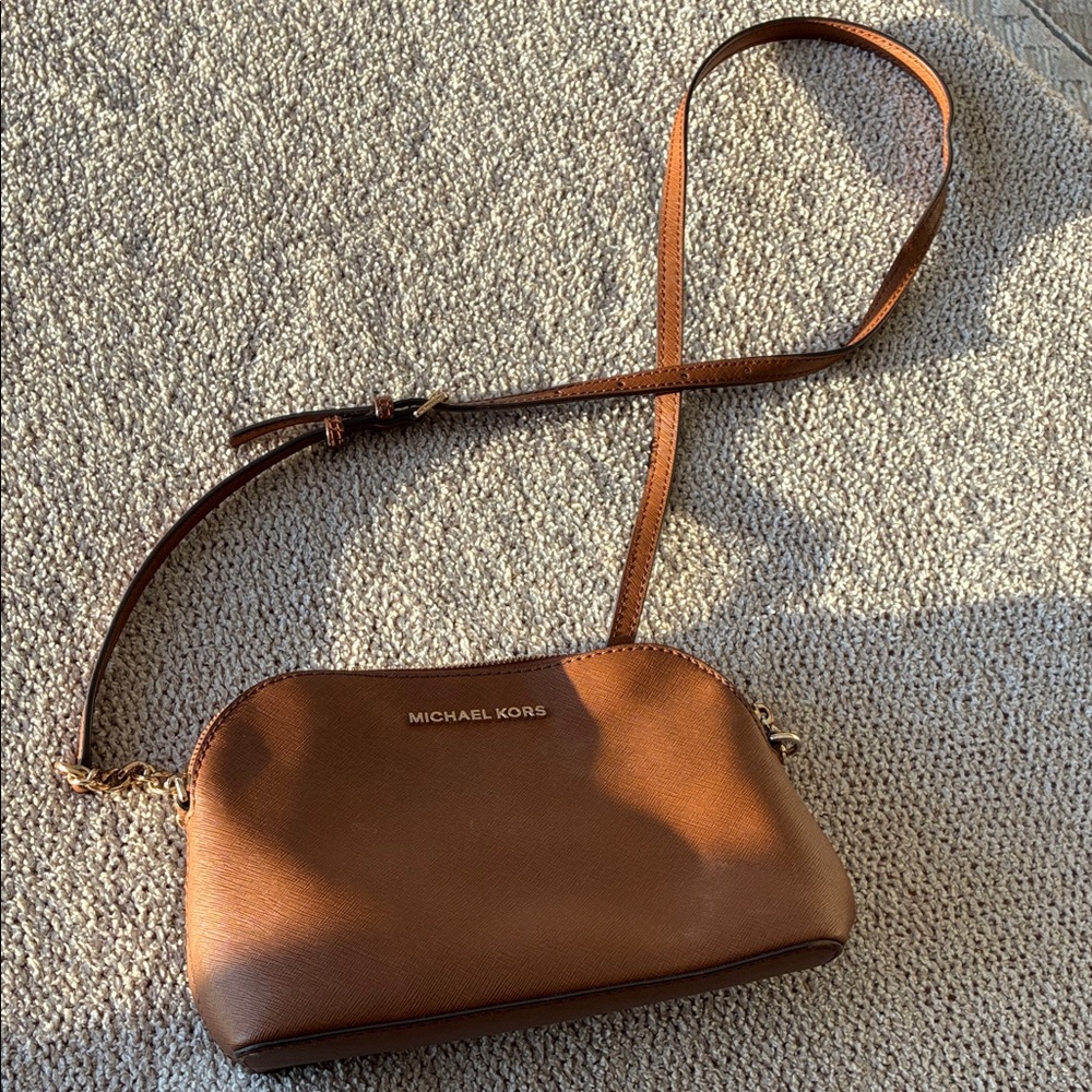 Michael Kors Tan Crossbody Bag